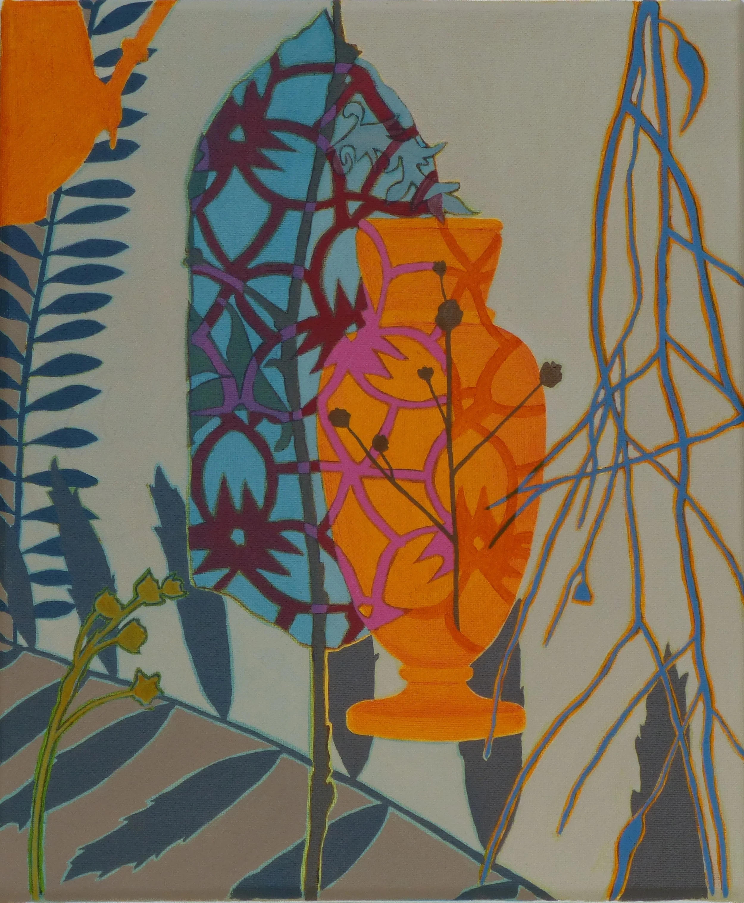 Another leaf, oil on linen, 31 x 25cm