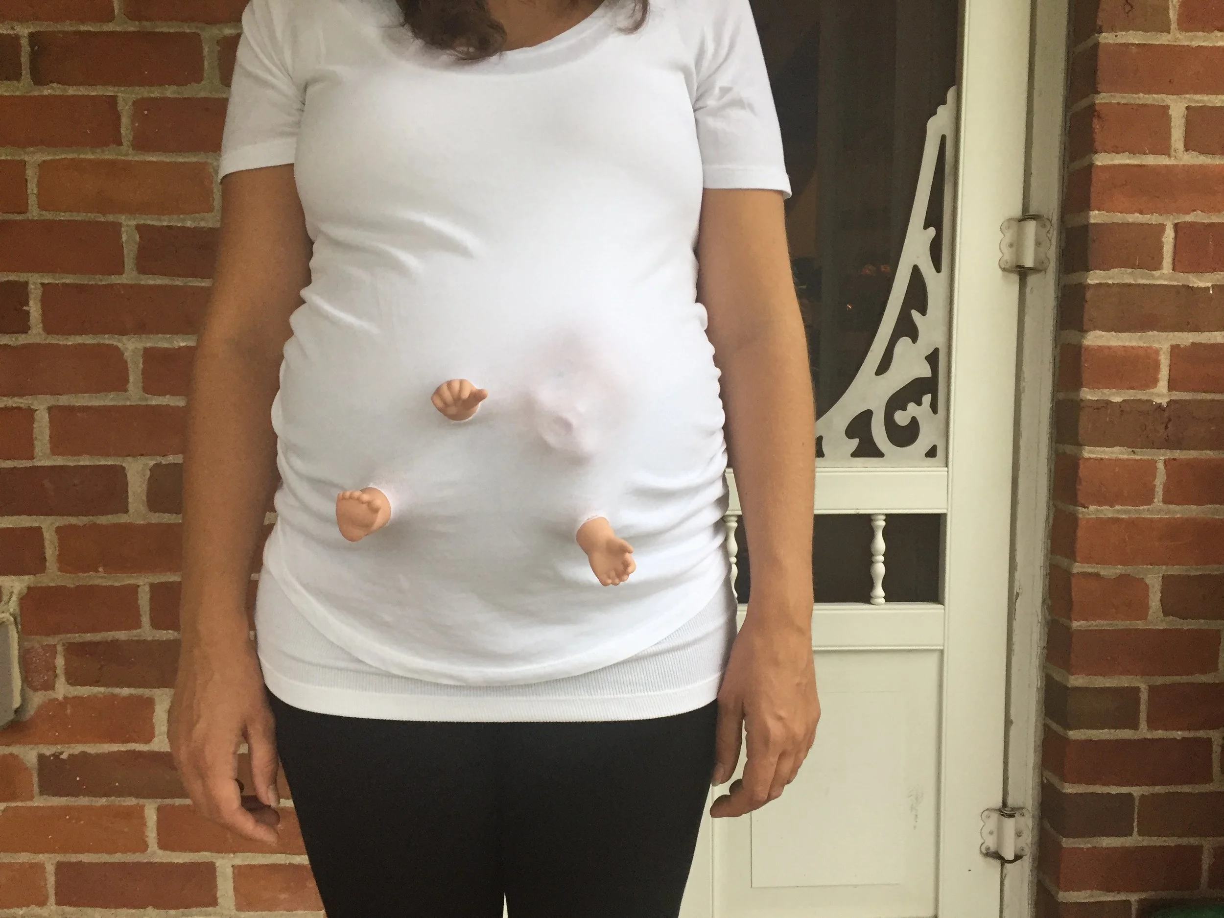 I just had to share a picture of the costume Kim made for the the Halloween themed bachelorette she thought she was attending. It was a perfect blend of morbid and fantastic. We were devastated that she was not going to be able to attend the event and show off her hard work. 