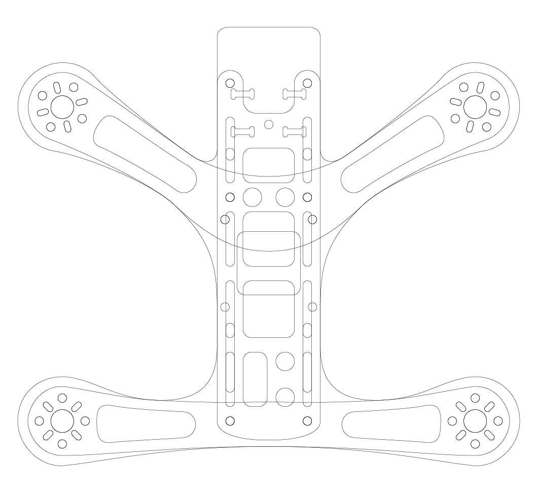The arms are back, now extra wide at the end to protect 2200 motors.