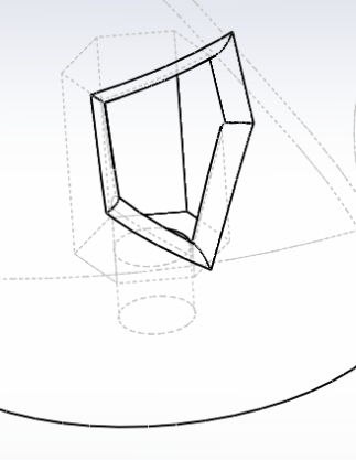 Mount points are really tricky with steep sides. You'll have to push a nut in the slot, then thread a long M3 screw into it to pull it down into position.