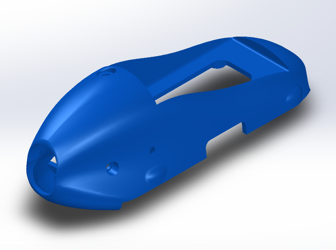 Guess who forgot cutouts for front esc wires?
