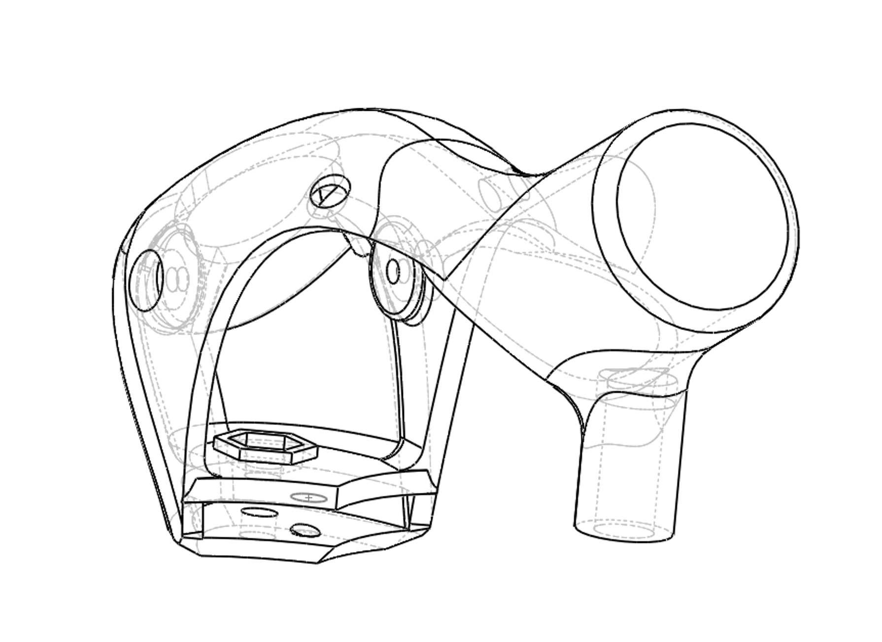 It works fine without the nut, but it's just another layer of safety. And yes this is an UFL-Axii version of the pod.