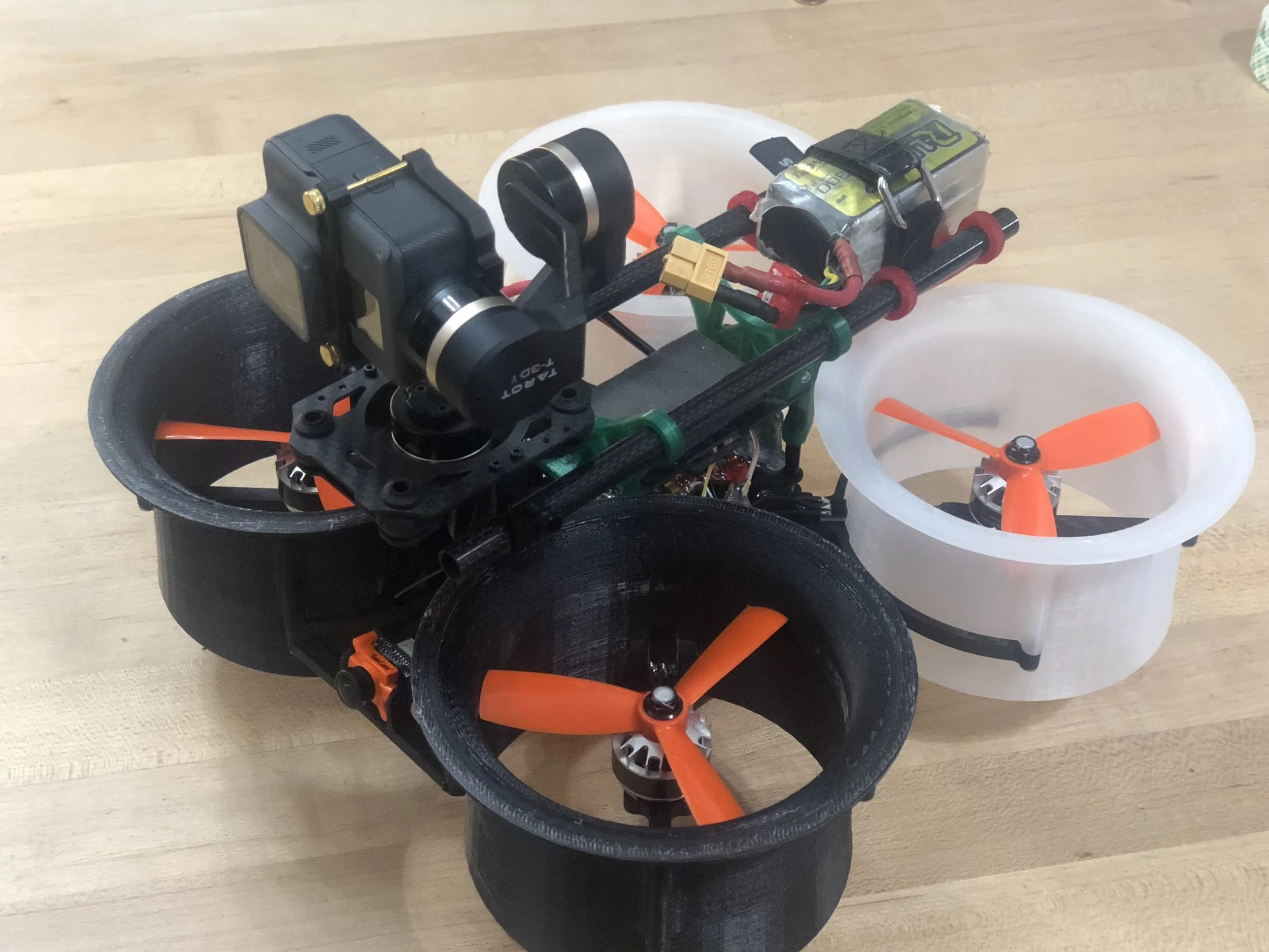 Yep, the GoPro's still mounted backwards here.