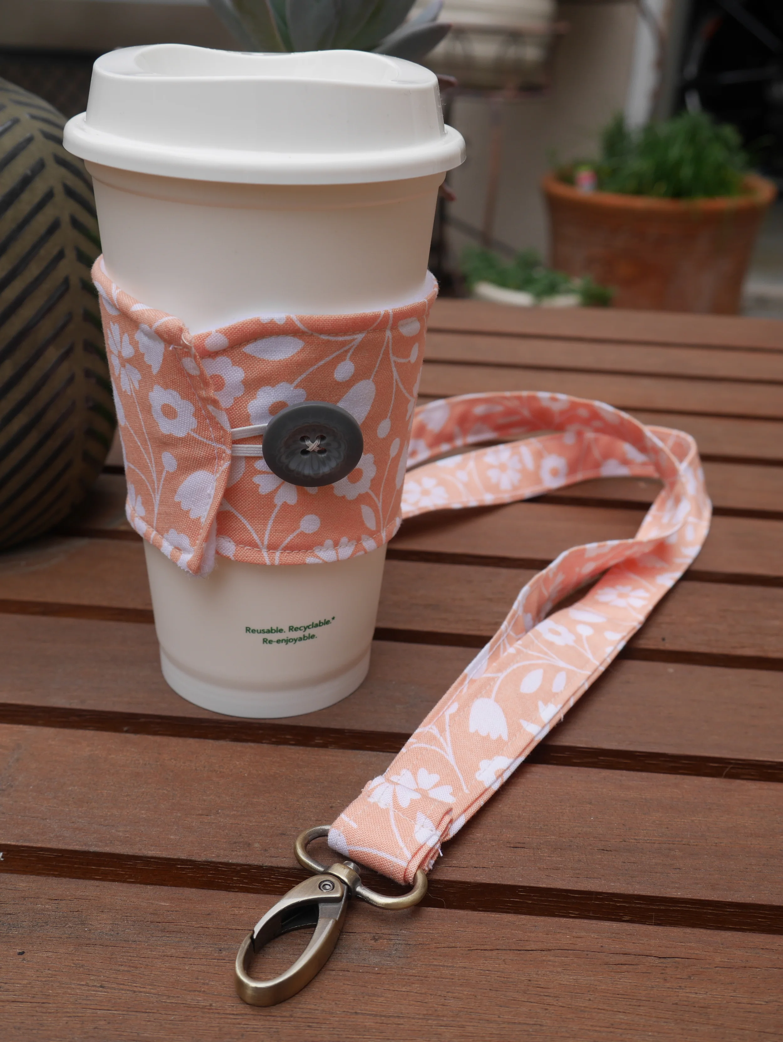 Lanyard and Coffee Koozie, a gift for a teacher friend