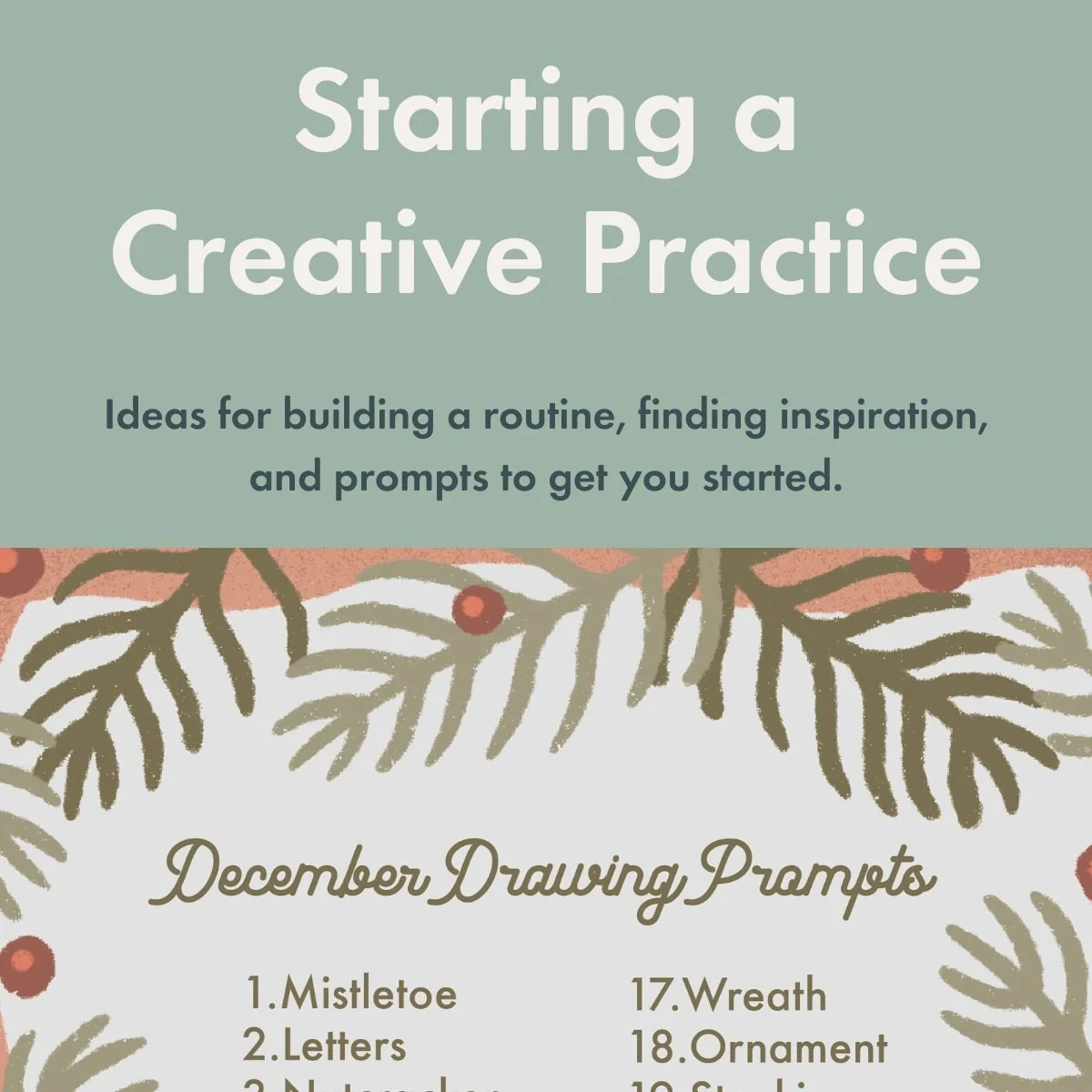Start a Creative Practice