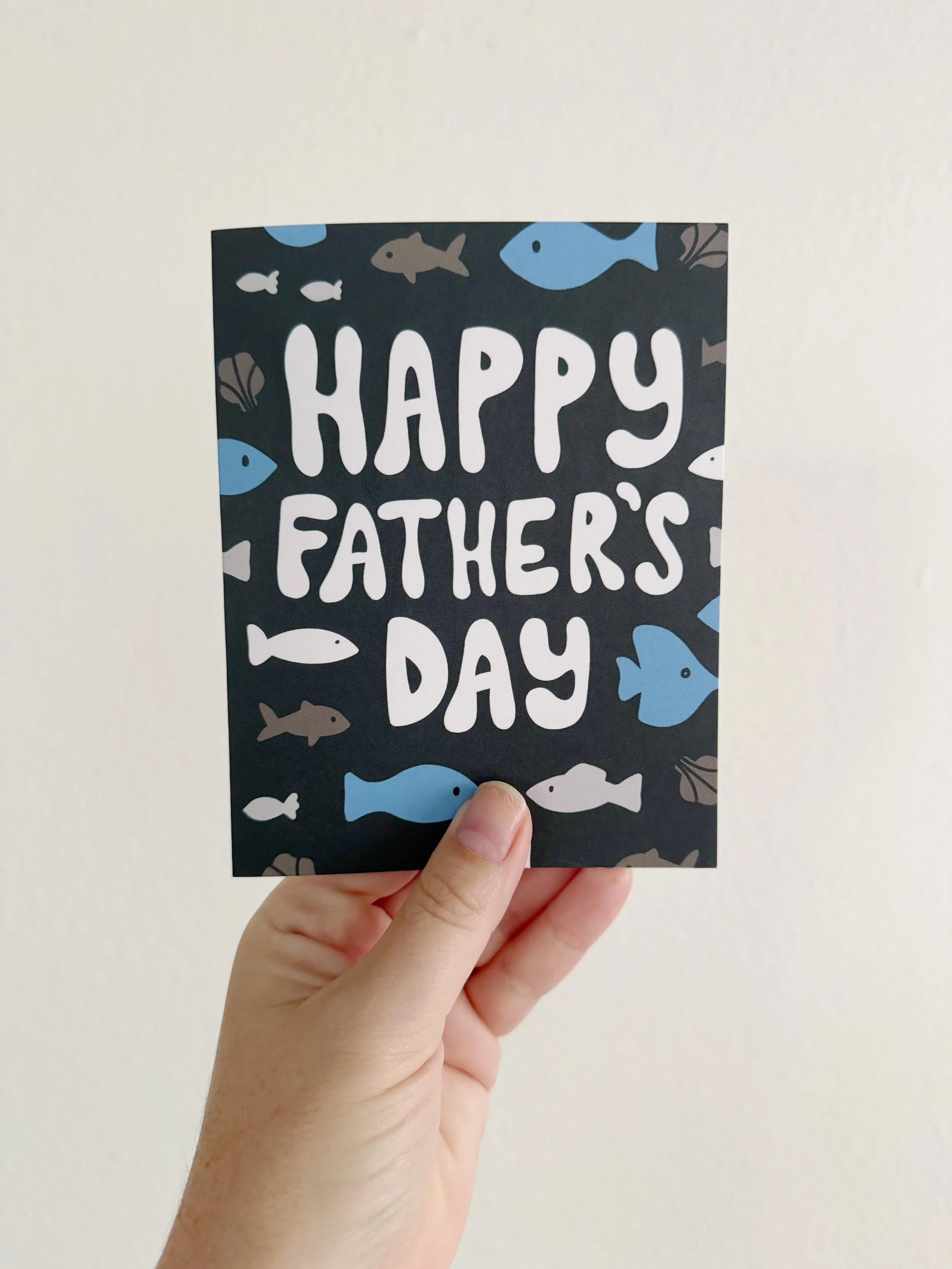 Coastal Father's Day Fish Card