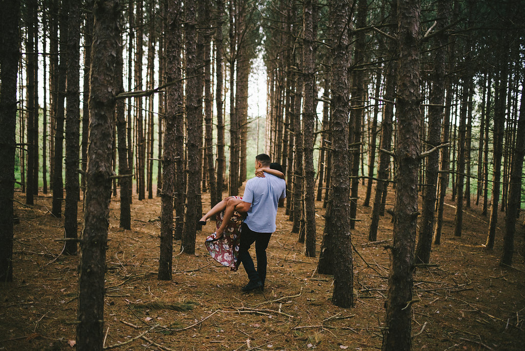 Cabin On The 9 Orangeville Engagement Photographer