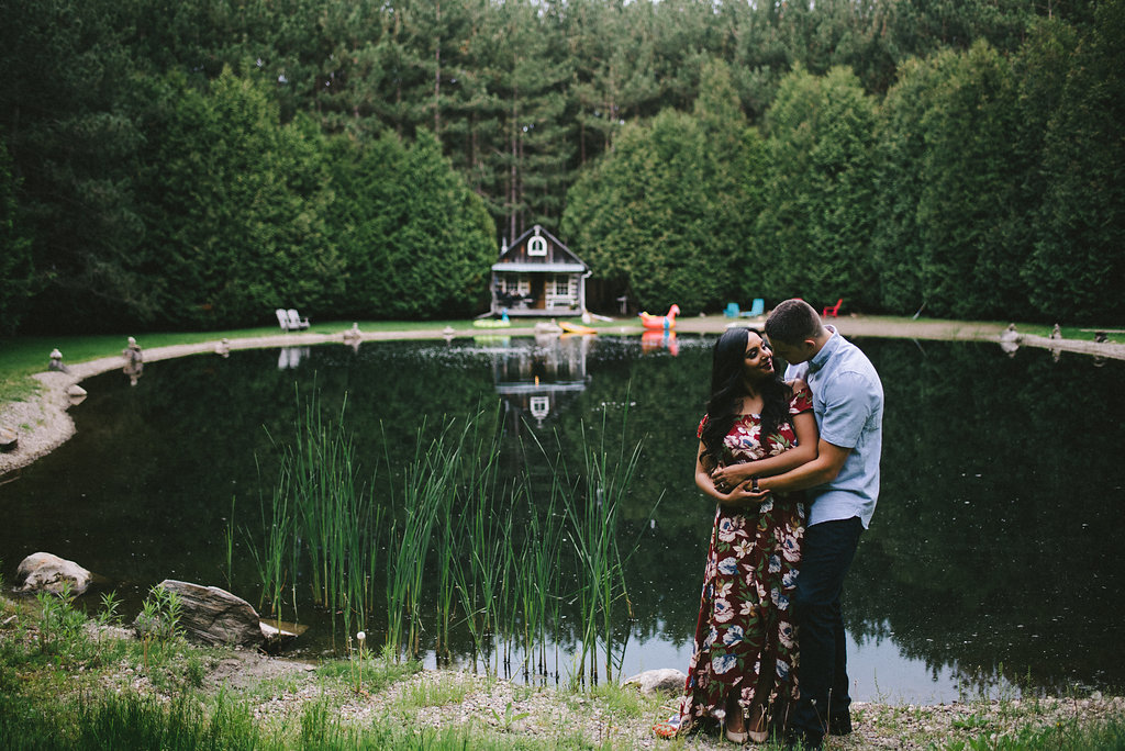 Cabin On The 9 Orangeville Engagement Photographer