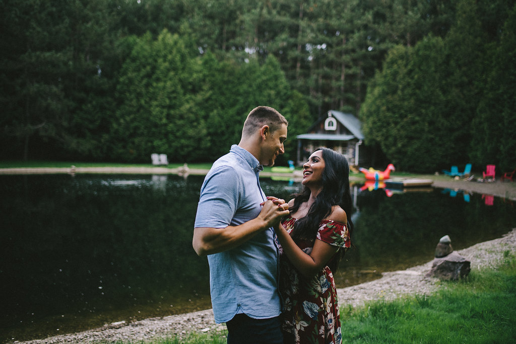 Cabin On The 9 Orangeville Engagement Photographer