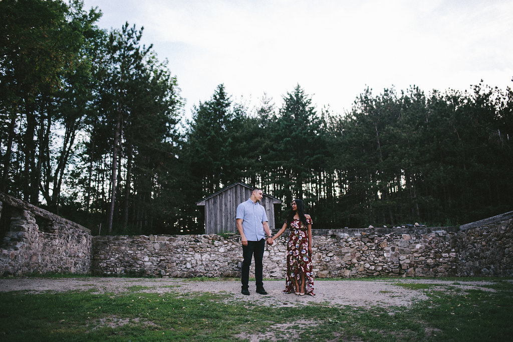 Cabin On The 9 Orangeville Engagement Photographer