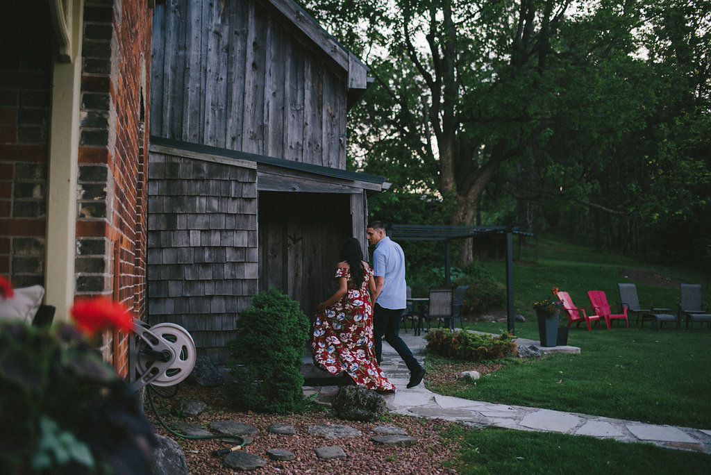 Cabin On The 9 Orangeville Engagement Photographer