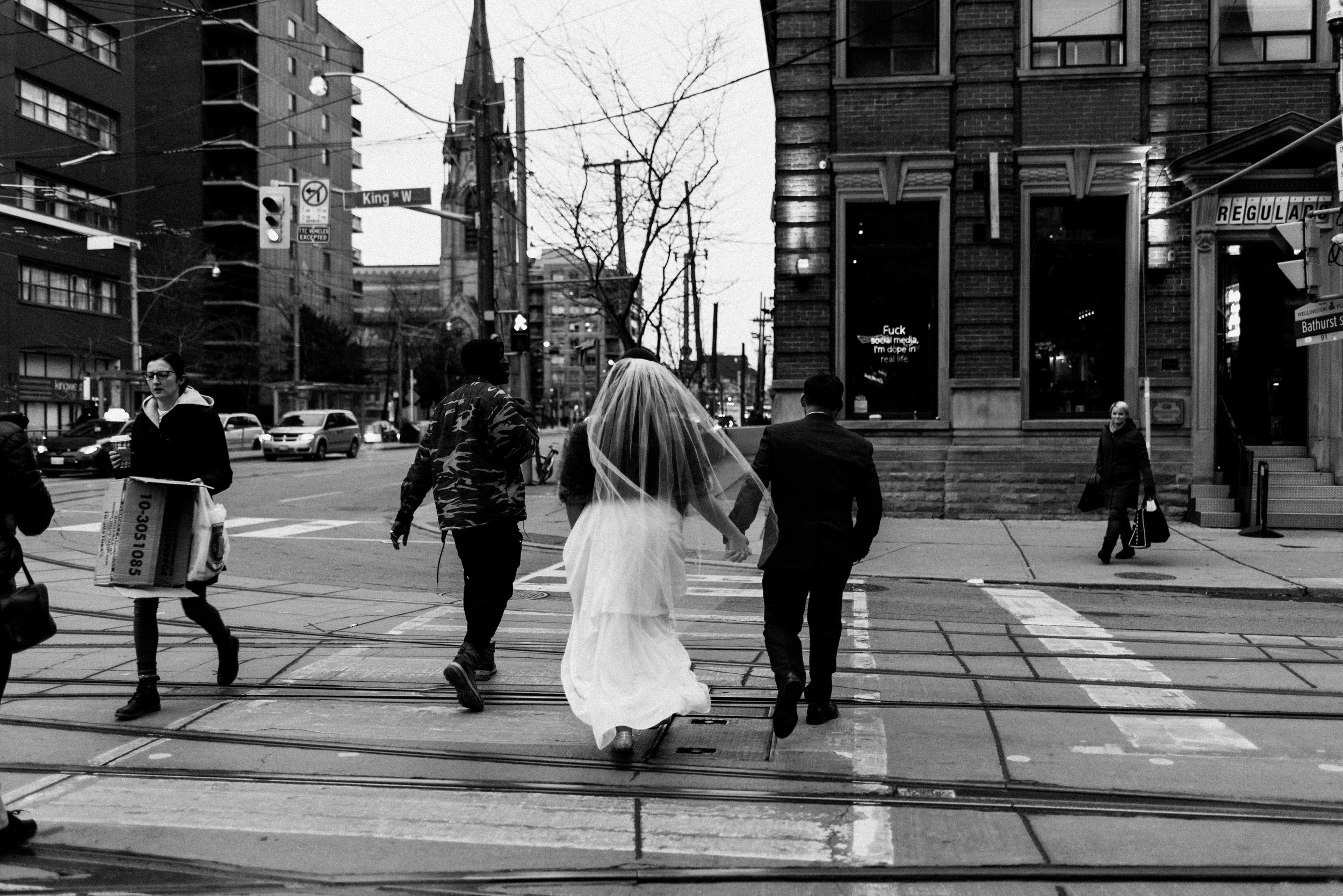 Urban Downtown Toronto Wedding, The Burroughes Building