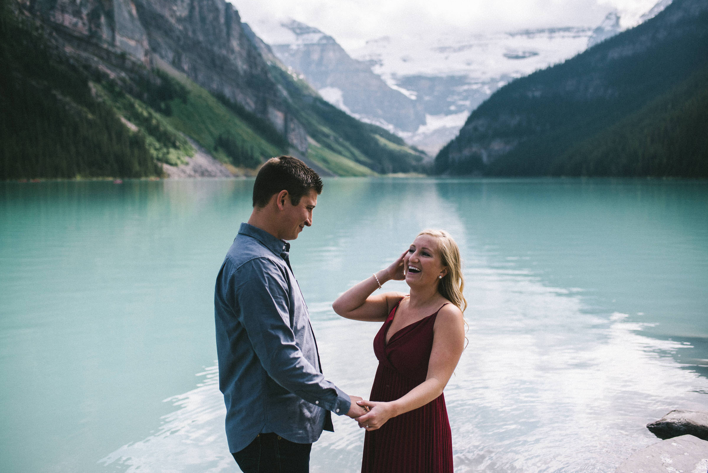 Banff Lake Louise Engagement Photographer