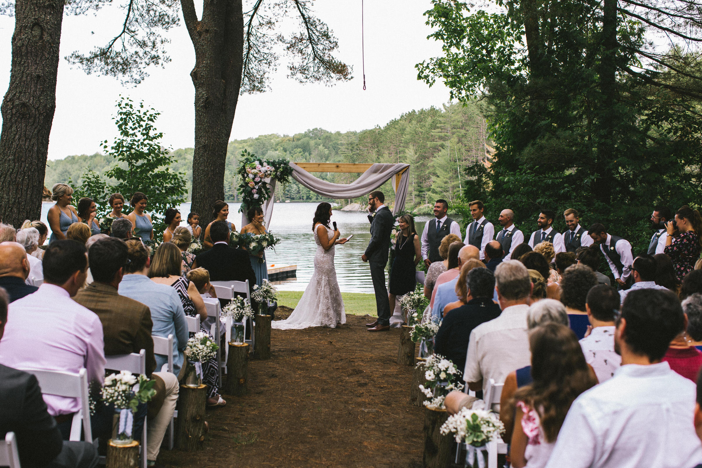 Bark Lake Wedding Photographer