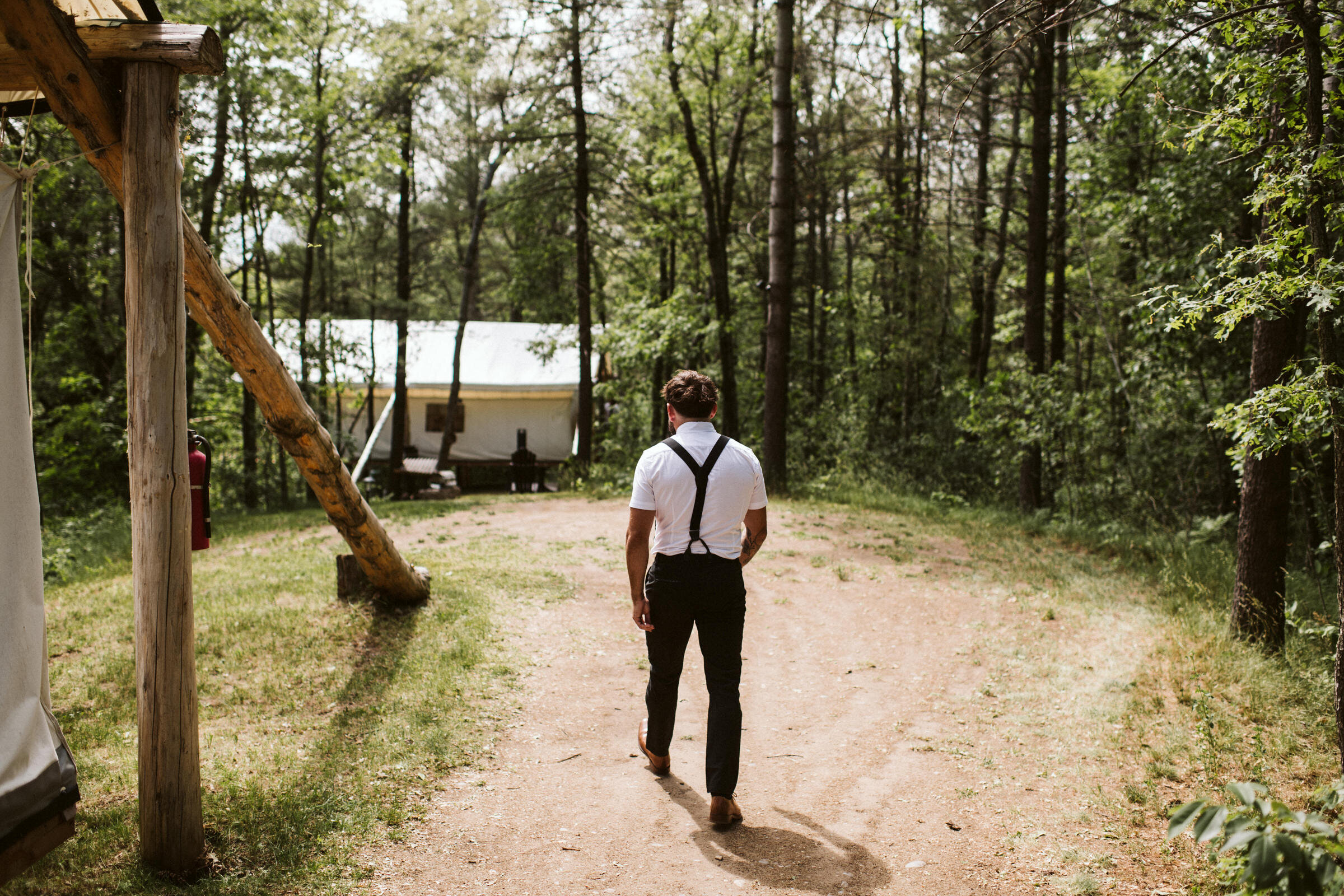 Whispering Springs Wilderness Retreat Intimate forest wedding