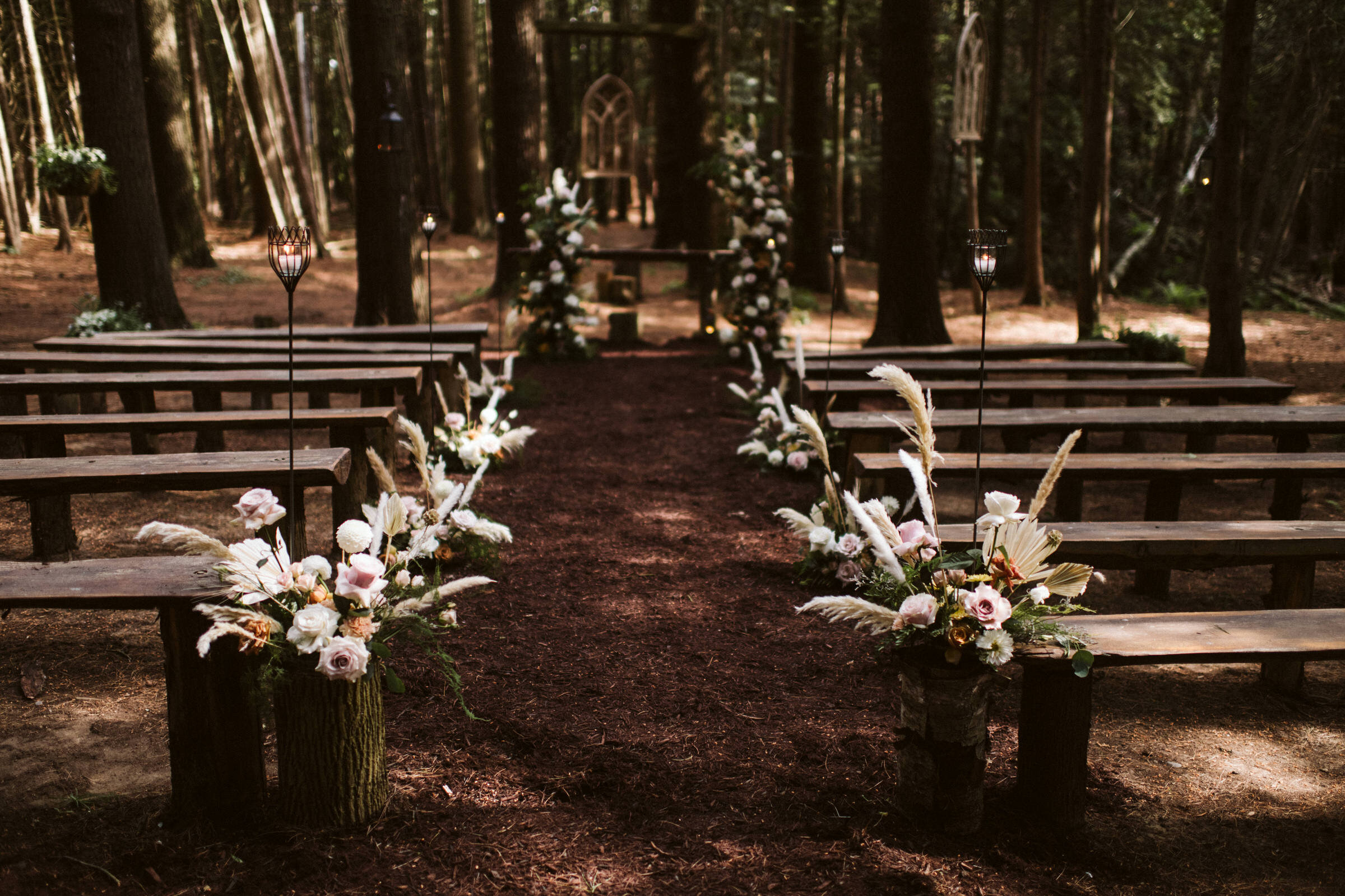 Whispering Springs Wilderness Retreat Intimate forest wedding