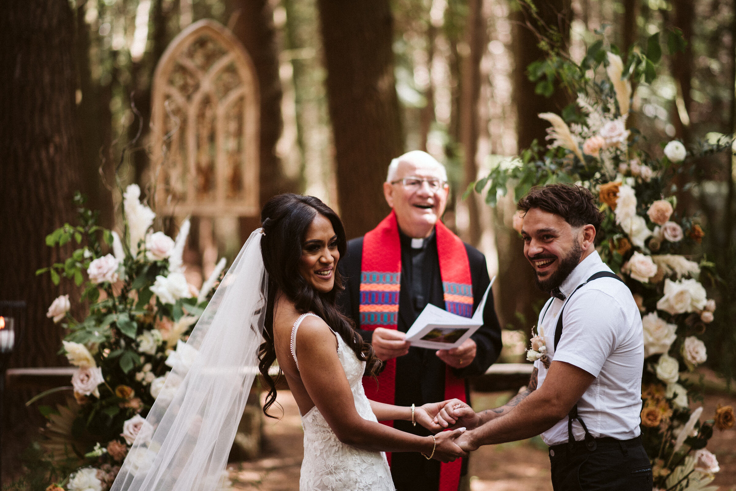 Whispering Springs Wilderness Retreat Intimate forest wedding