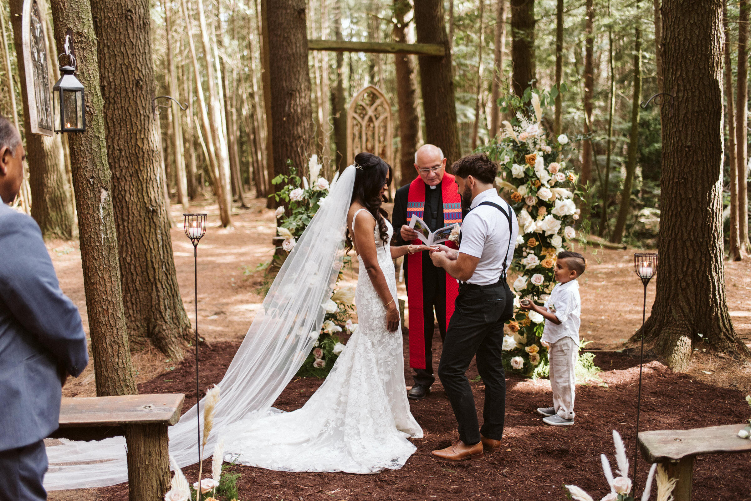 Whispering Springs Wilderness Retreat Intimate forest wedding