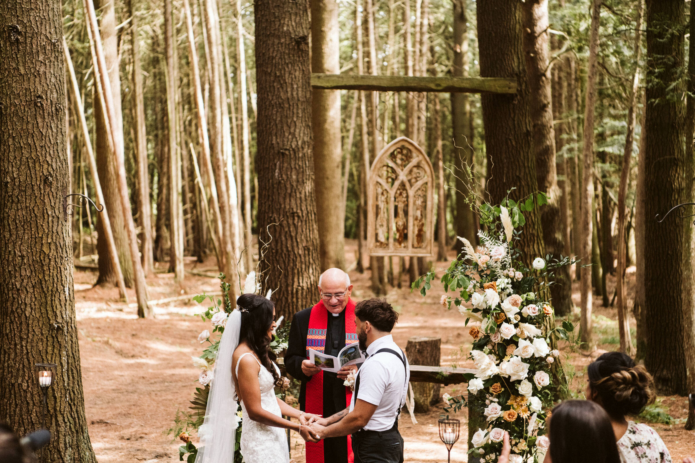Whispering Springs Wilderness Retreat Intimate forest wedding