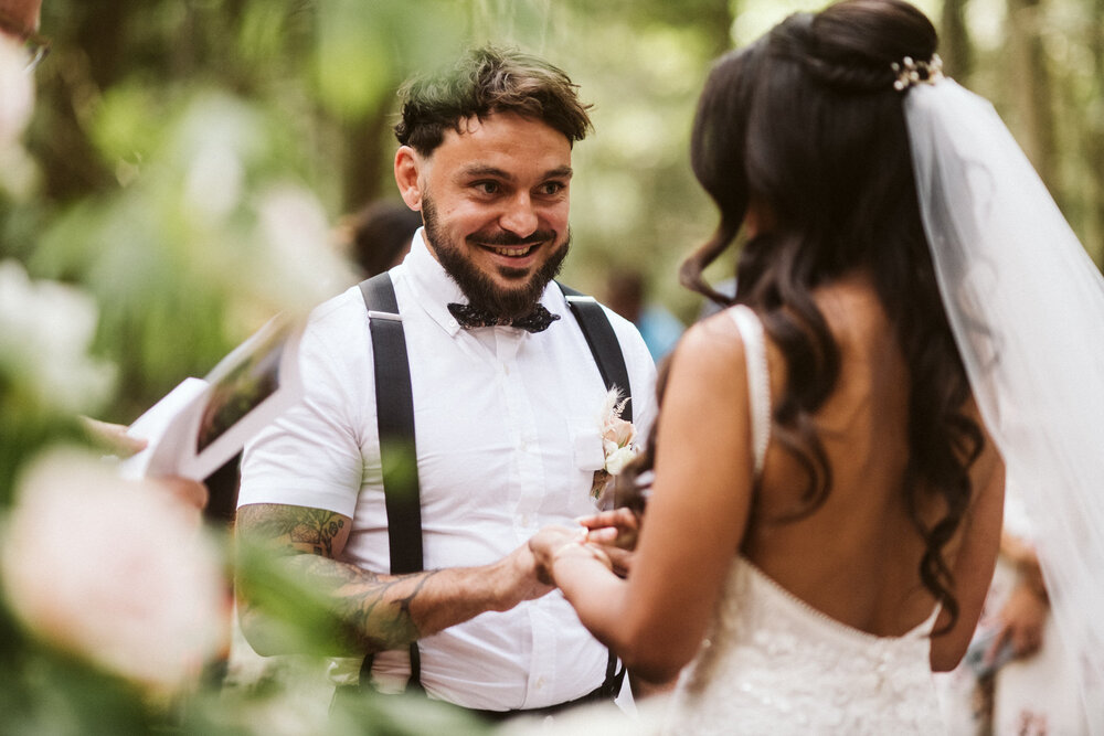 Whispering Springs Wilderness Retreat Intimate forest wedding