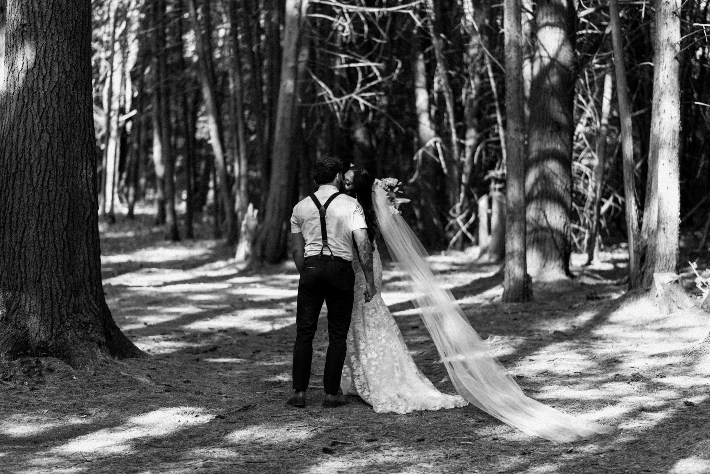 Whispering Springs Wilderness Retreat Intimate forest wedding