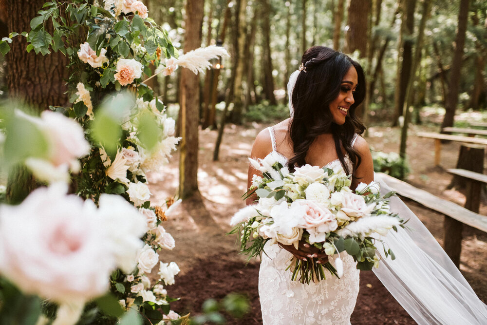 Whispering Springs Wilderness Retreat Intimate forest wedding