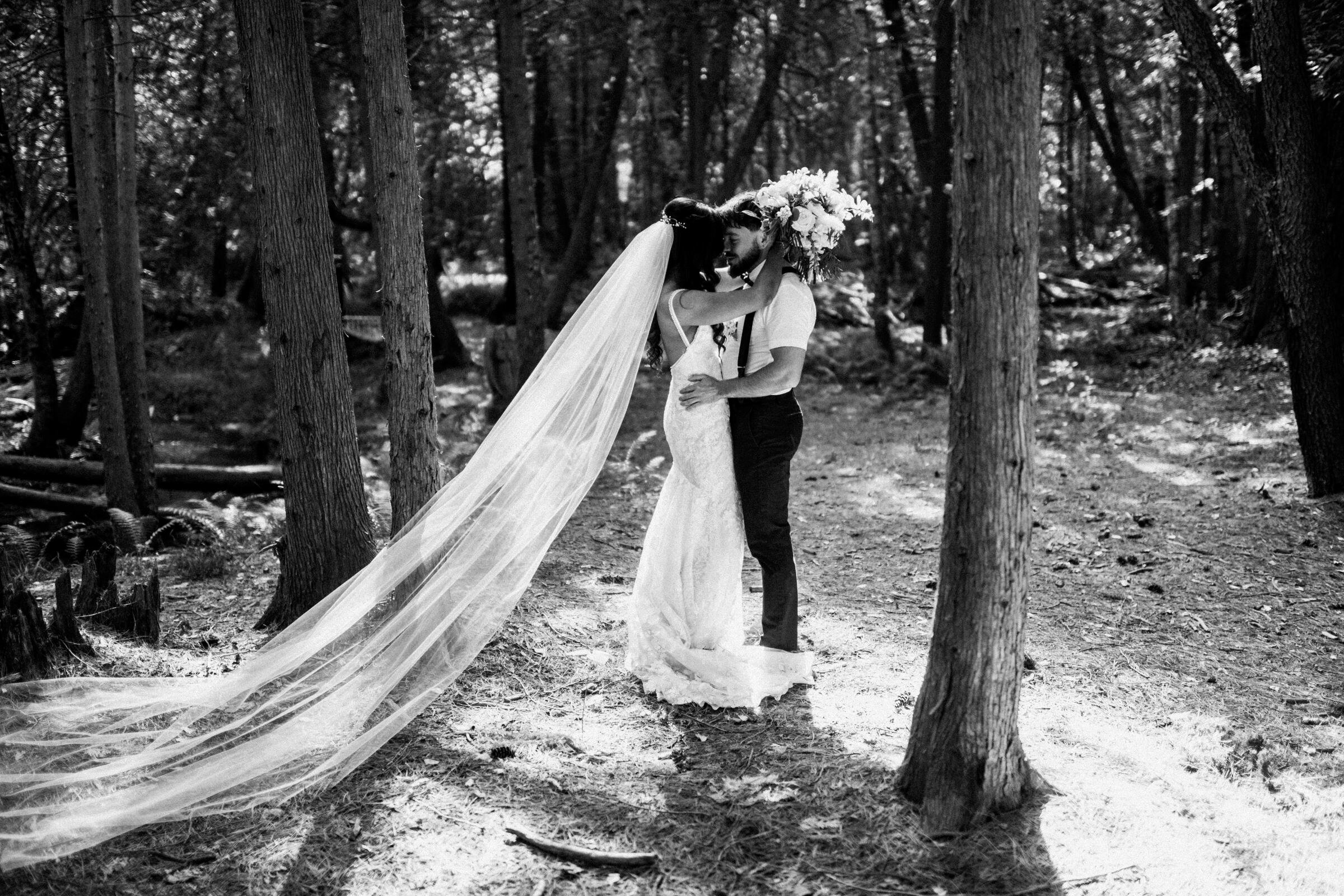 Whispering Springs Wilderness Retreat Intimate forest wedding