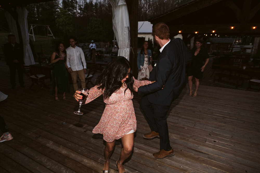 Whispering Springs Wilderness Retreat Intimate forest wedding