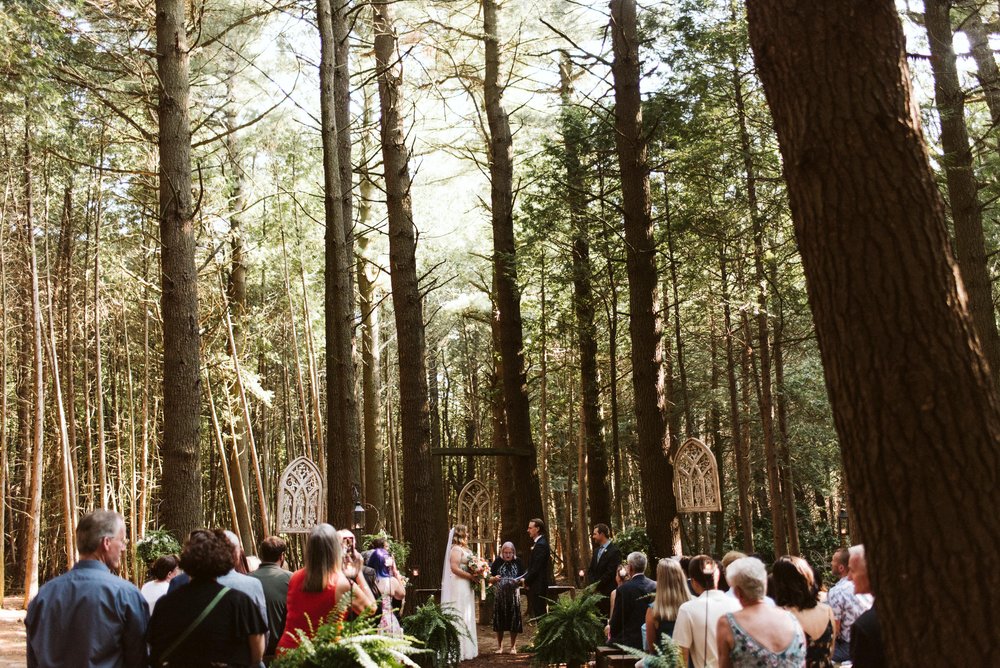 Whispering Springs Romantic Outdoor Wedding