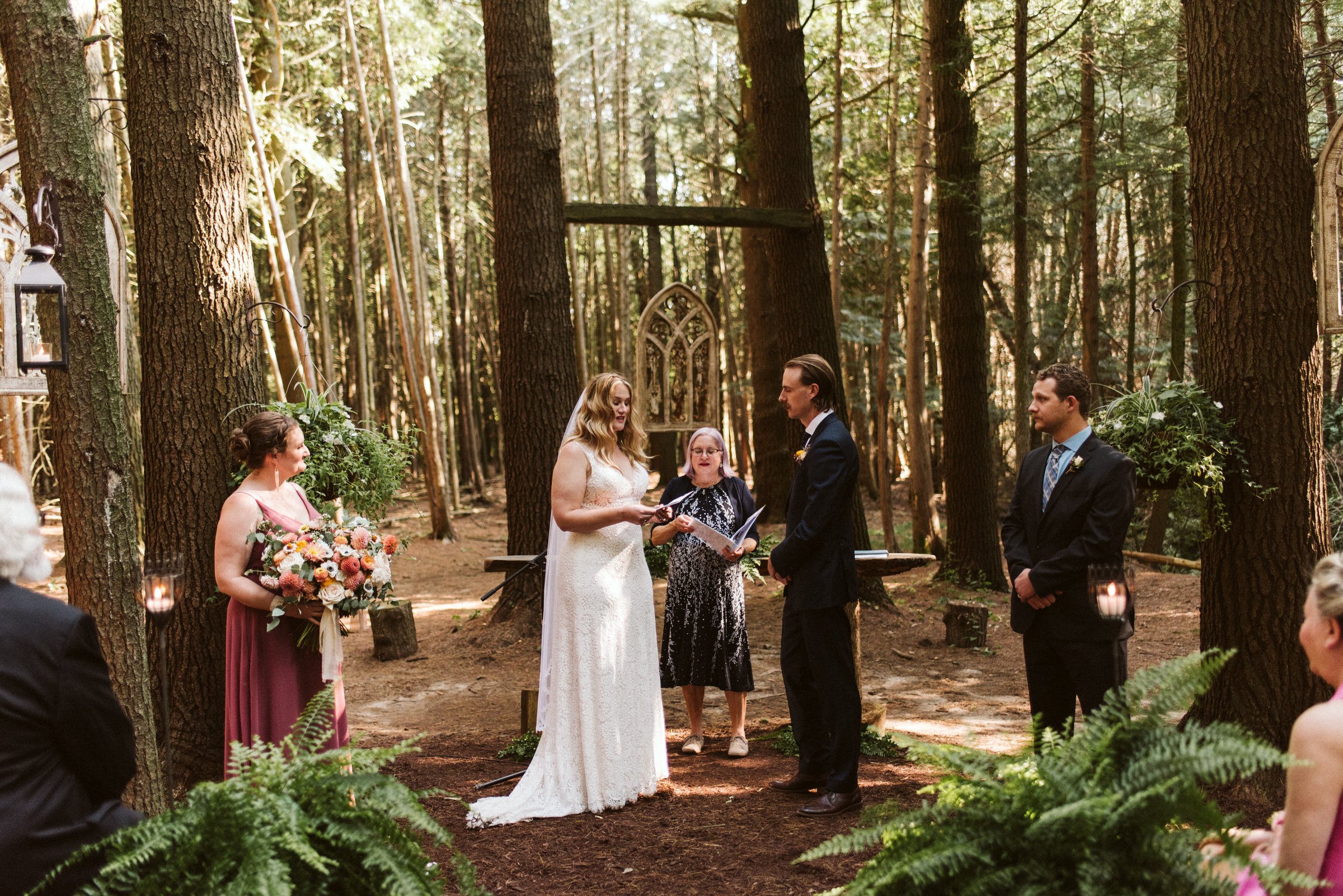 Whispering Springs Romantic Outdoor Wedding