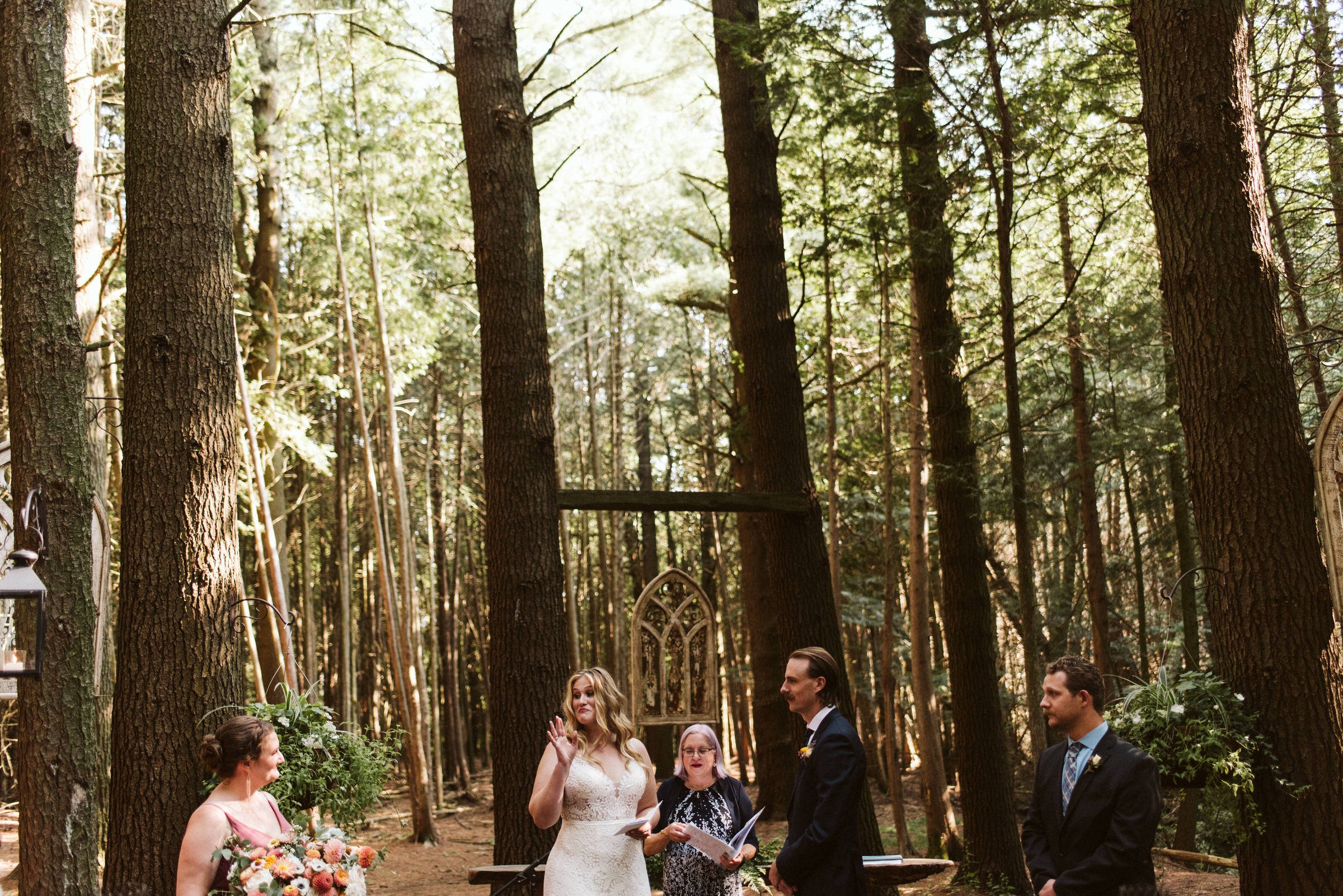 Whispering Springs Romantic Outdoor Wedding