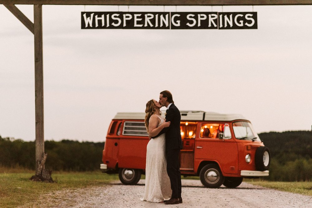 Whispering Springs Romantic Outdoor Wedding