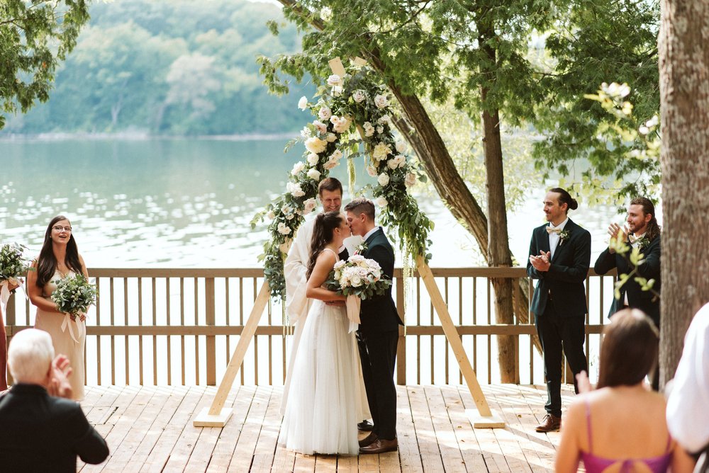 Orillia Camp Couch Wedding Photographer