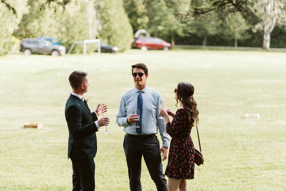 Orillia Camp Couch Wedding Photographer