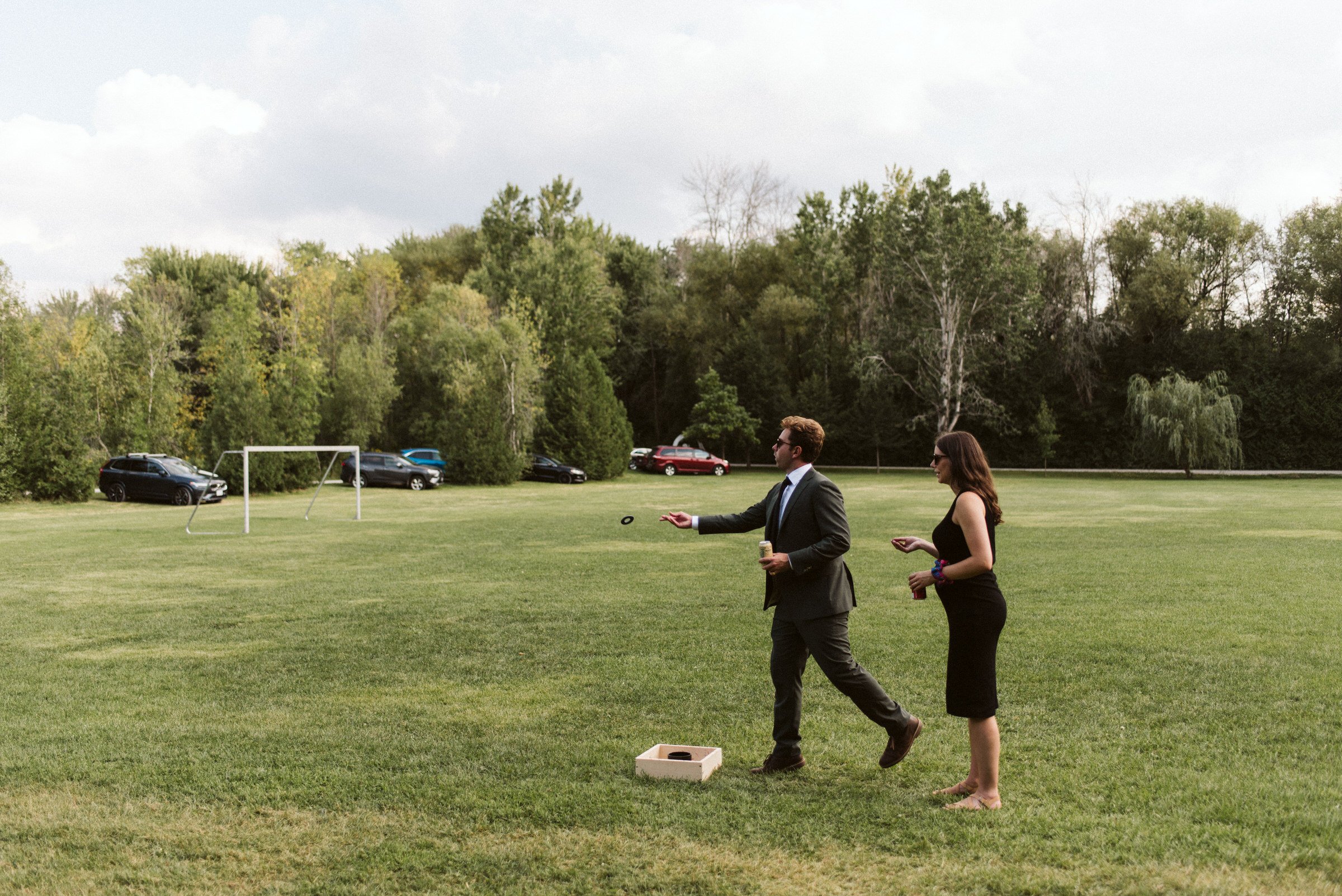 Orillia Camp Couch Wedding Photographer