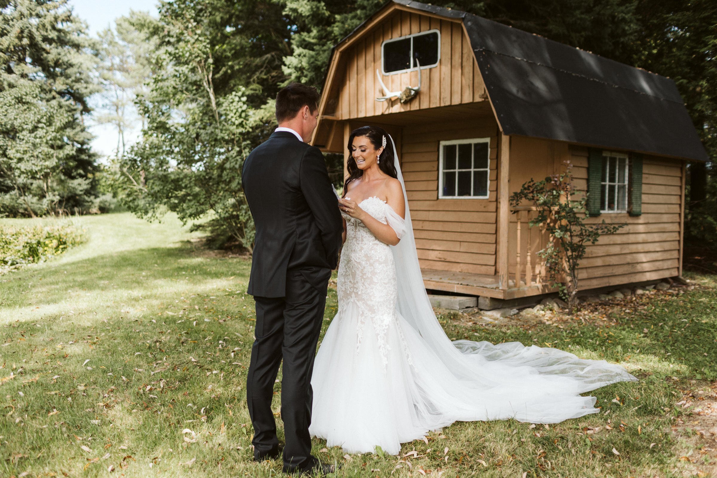 Durham Region Backyard Wedding Photographer