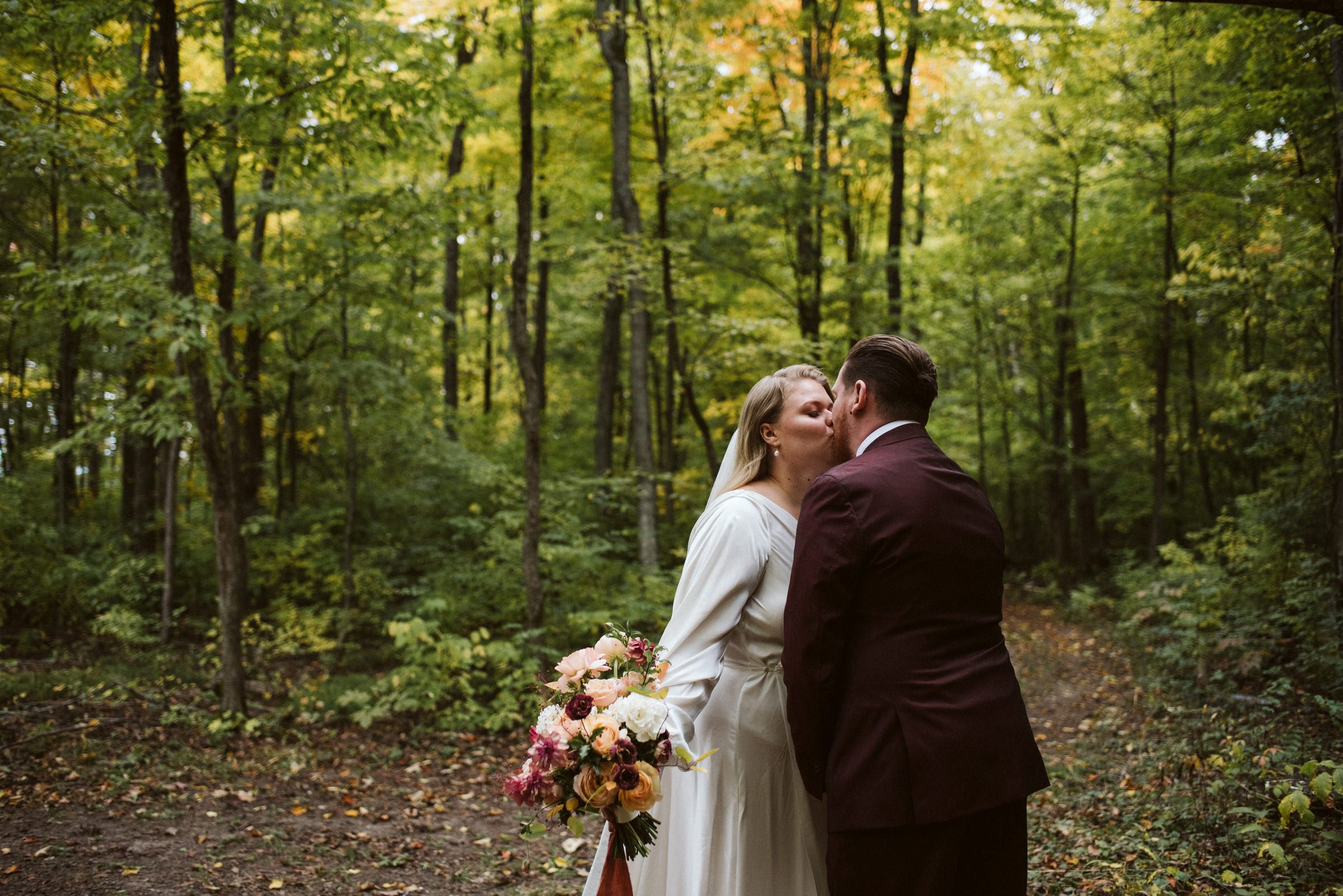 Compass Rose Forest Wedding in Prince Edward County