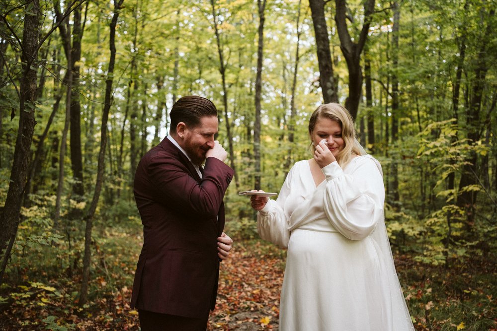 Compass Rose Forest Wedding in Prince Edward County