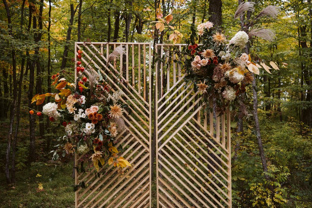 Compass Rose Forest Wedding in Prince Edward County