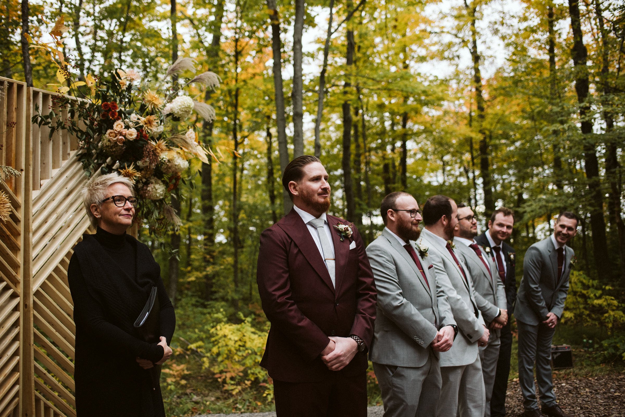 Compass Rose Forest Wedding in Prince Edward County