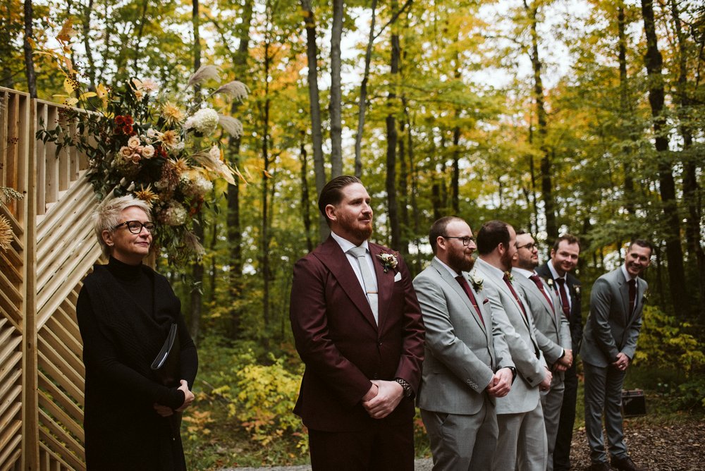 Compass Rose Forest Wedding in Prince Edward County