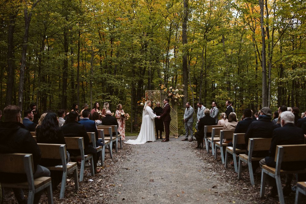 Compass Rose Forest Wedding in Prince Edward County