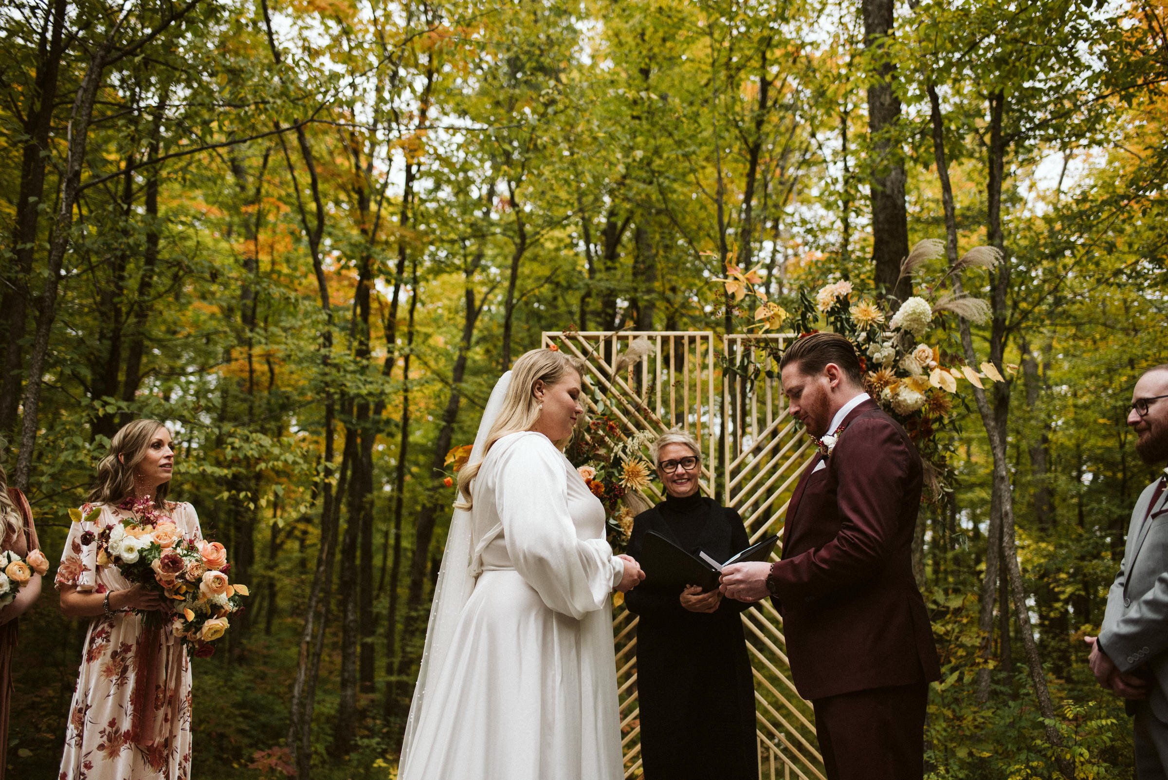 Compass Rose Forest Wedding in Prince Edward County