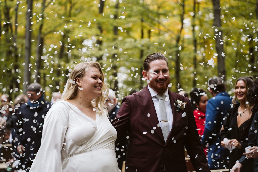 Compass Rose Forest Wedding in Prince Edward County