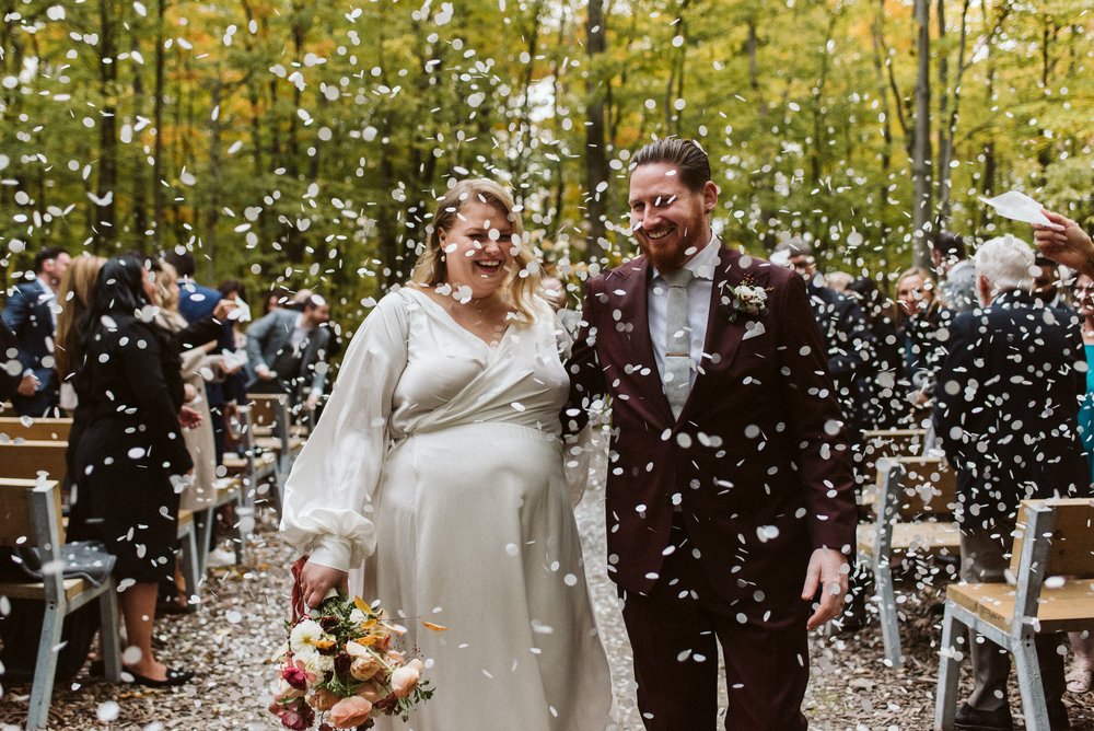 Compass Rose Forest Wedding in Prince Edward County