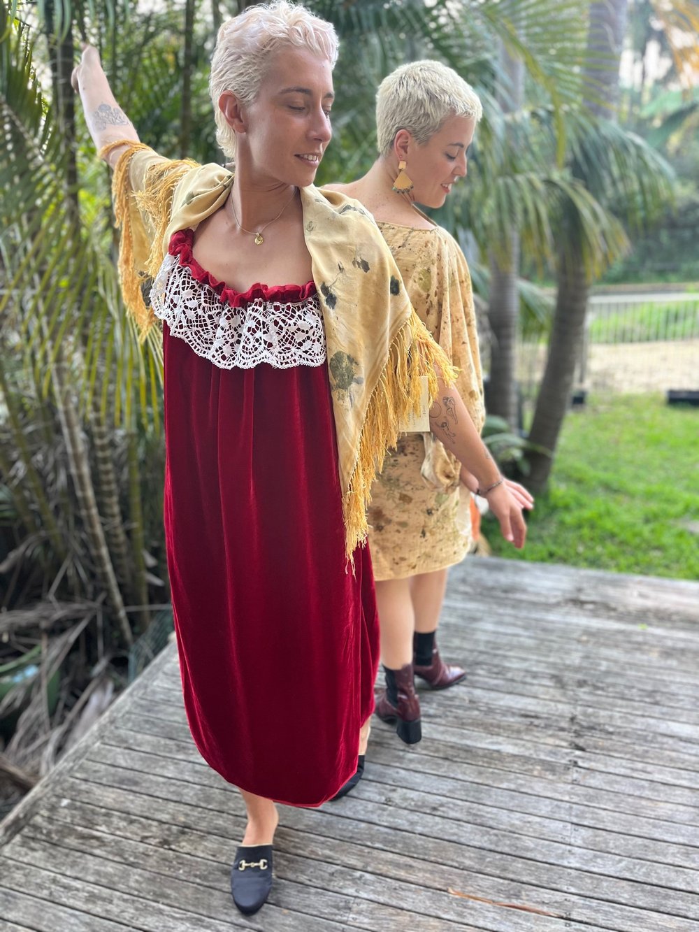 Blood Velvet Ceremony Dress  INSIDE Jo.B