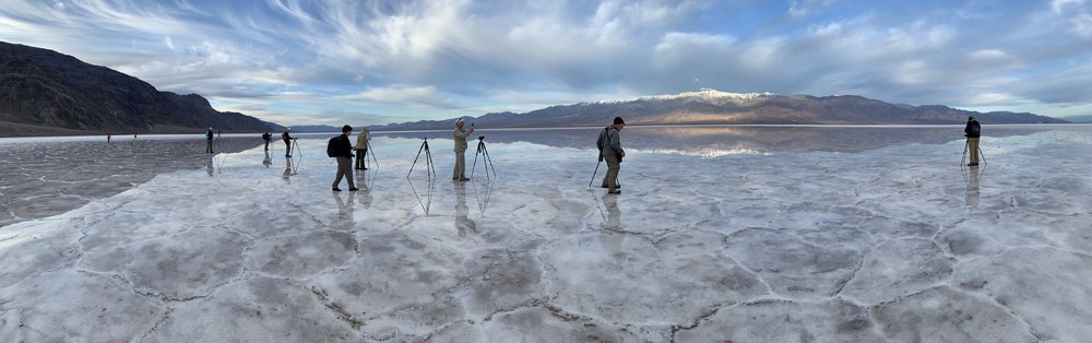 Our workshop group at Badwater