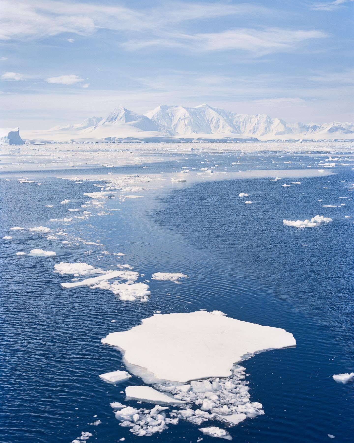 Exiting the Lemaire Channel, Antarctica  Pentax 67ii, 90mm, Kodak Portra 160, Drum scanned @tangodrumscans