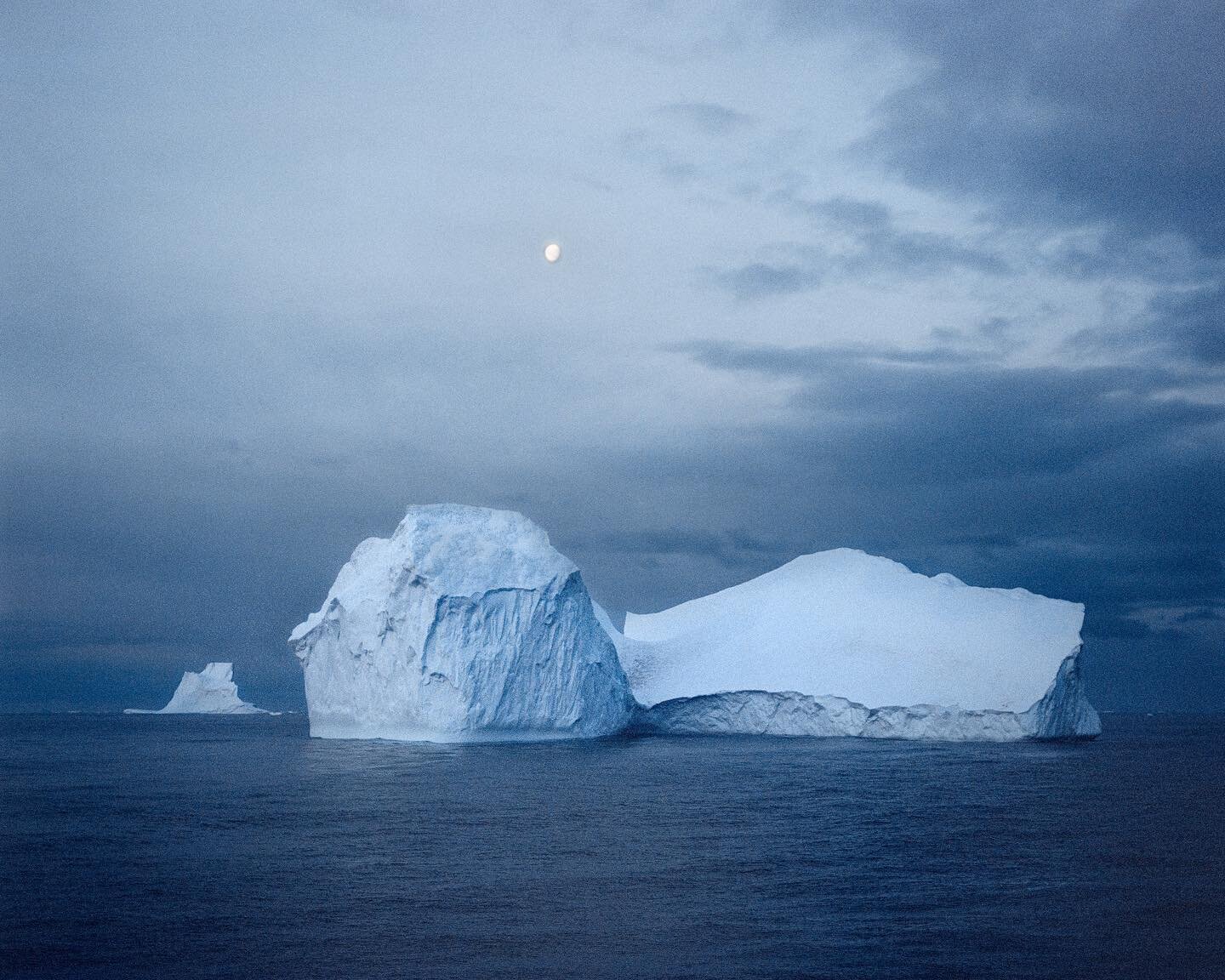 Twilight Giants, Gerlache Strait, Antarctica  Pentax 67ii, 105mm, Portra 400, pushed 1 stop, drum scanned @tangodrumscans