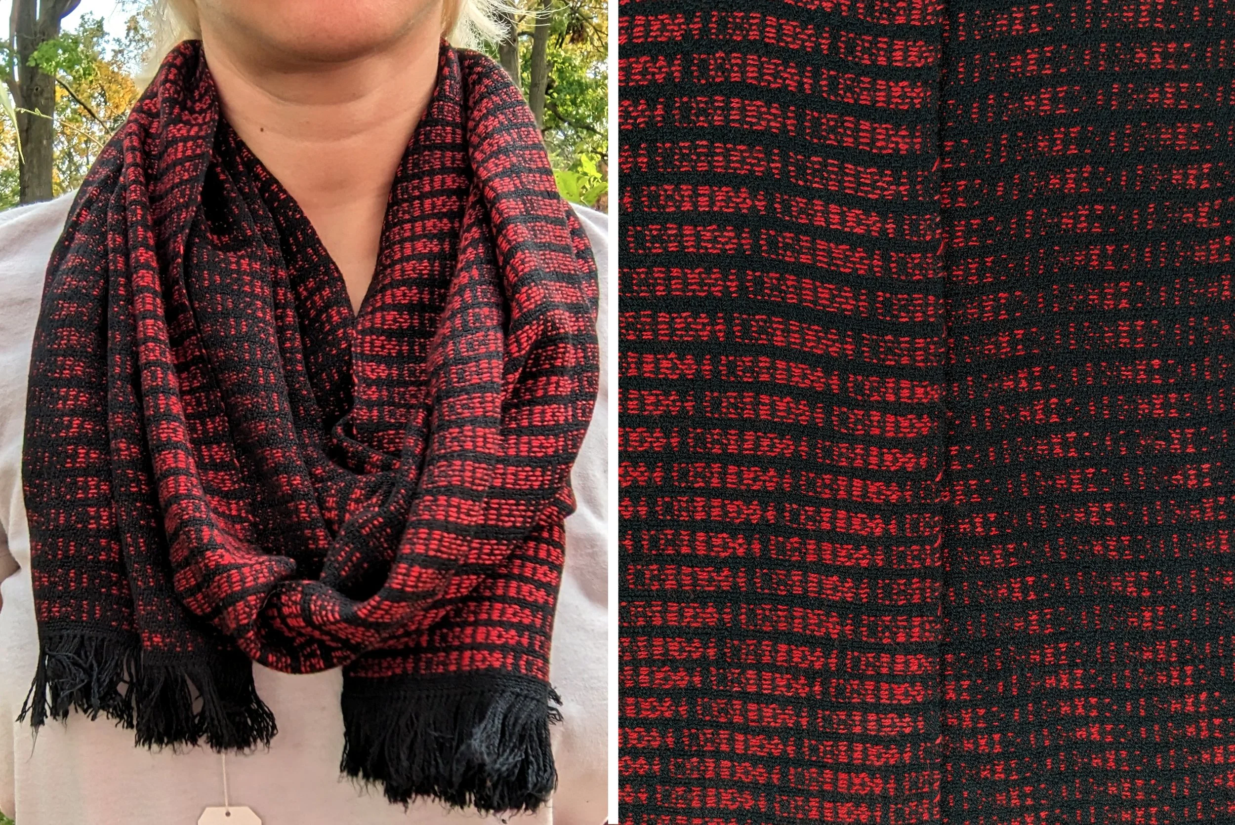 bamboo & cotton 17" x 66"